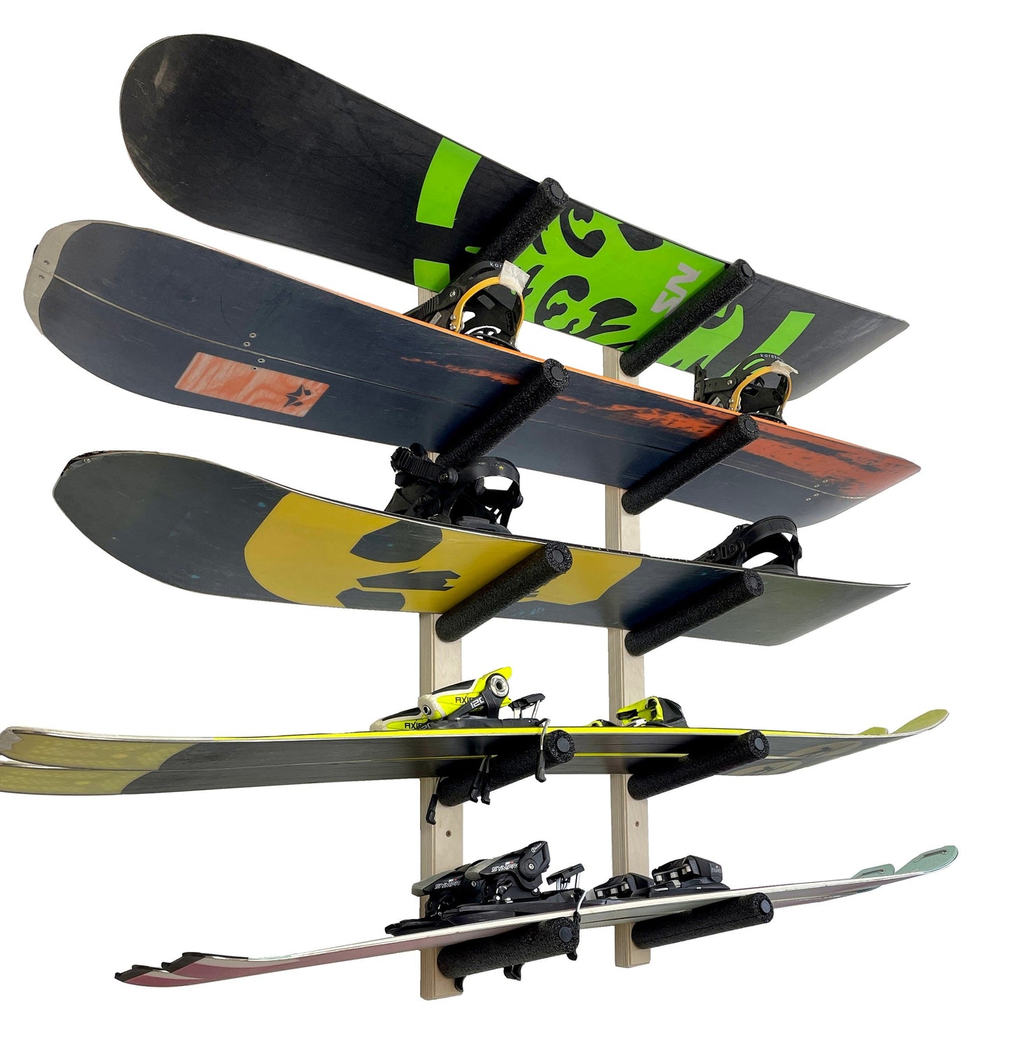 ARMED SNOWBOARD WALL STORAGE RACK