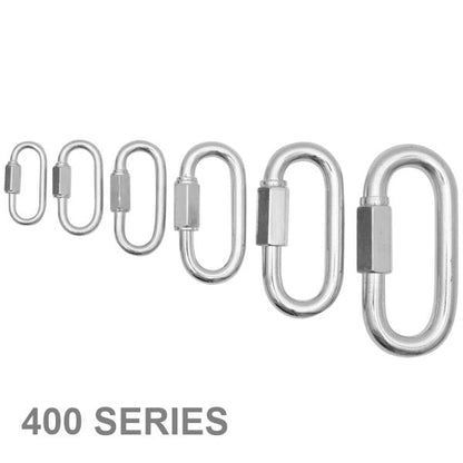 QUICK LINK OVAL - CARBON