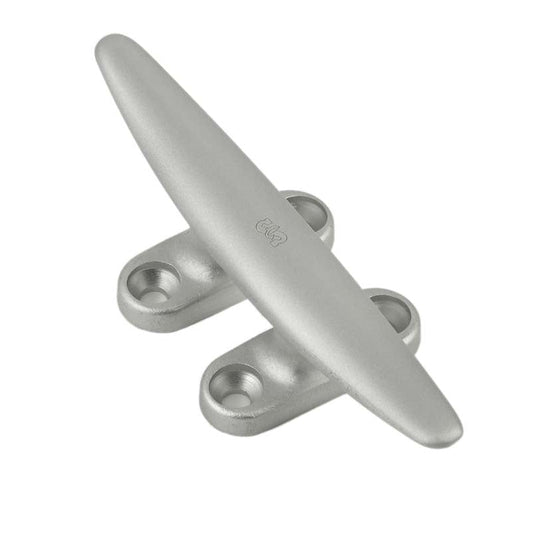 Schaefer Cleat, 4 Hole Deck, 6in (152mm), Silver | SendIt Sailing