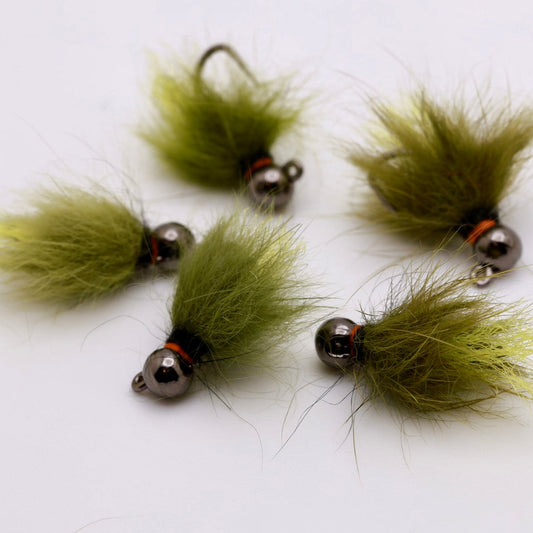 HazyFly BH Caddis Pupa Olive