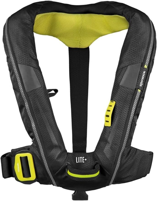 Spinlock USCG Approved Deckvest LITE PLUS Black with Lume-On