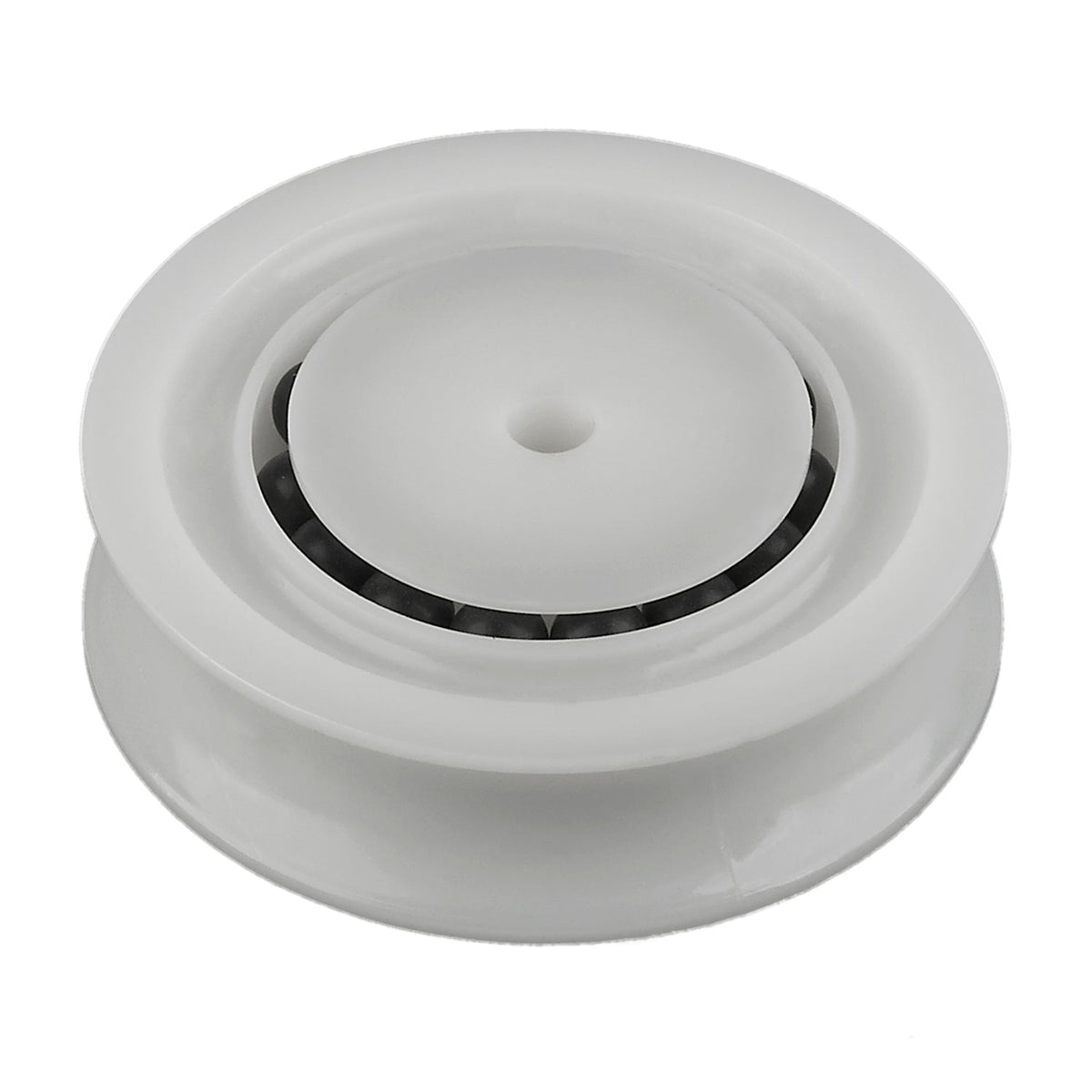 Schaefer Sheave, 2in (51mm) OD, White Delrin, BB | SendIt Sailing