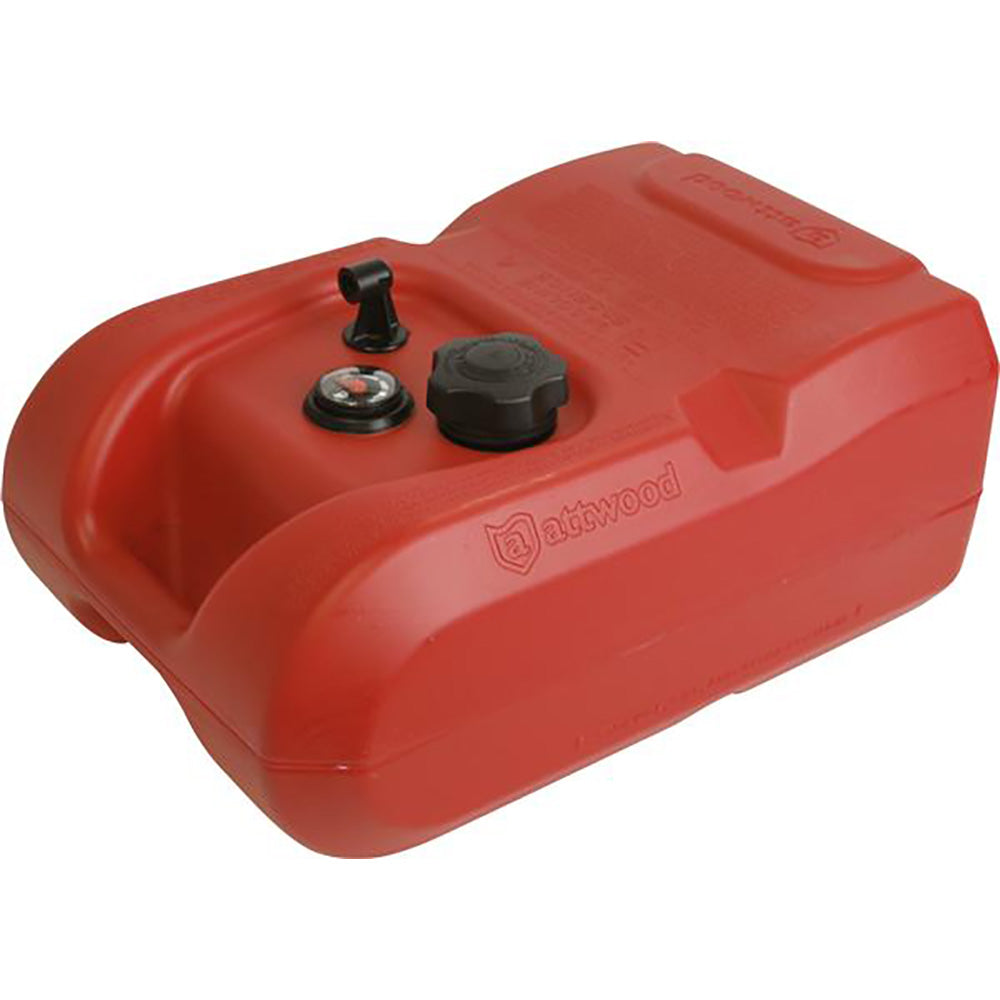 Attwood Portable Fuel Tank - 6 Gallon with Gauge