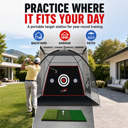 Golf Practice Net - Tent Style (10ft x 7ft)