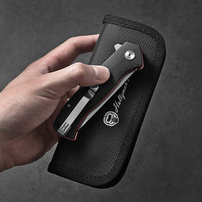 The Pathfinder Folding Pocket Knife Giftset for Men and Women (Silver and Red)