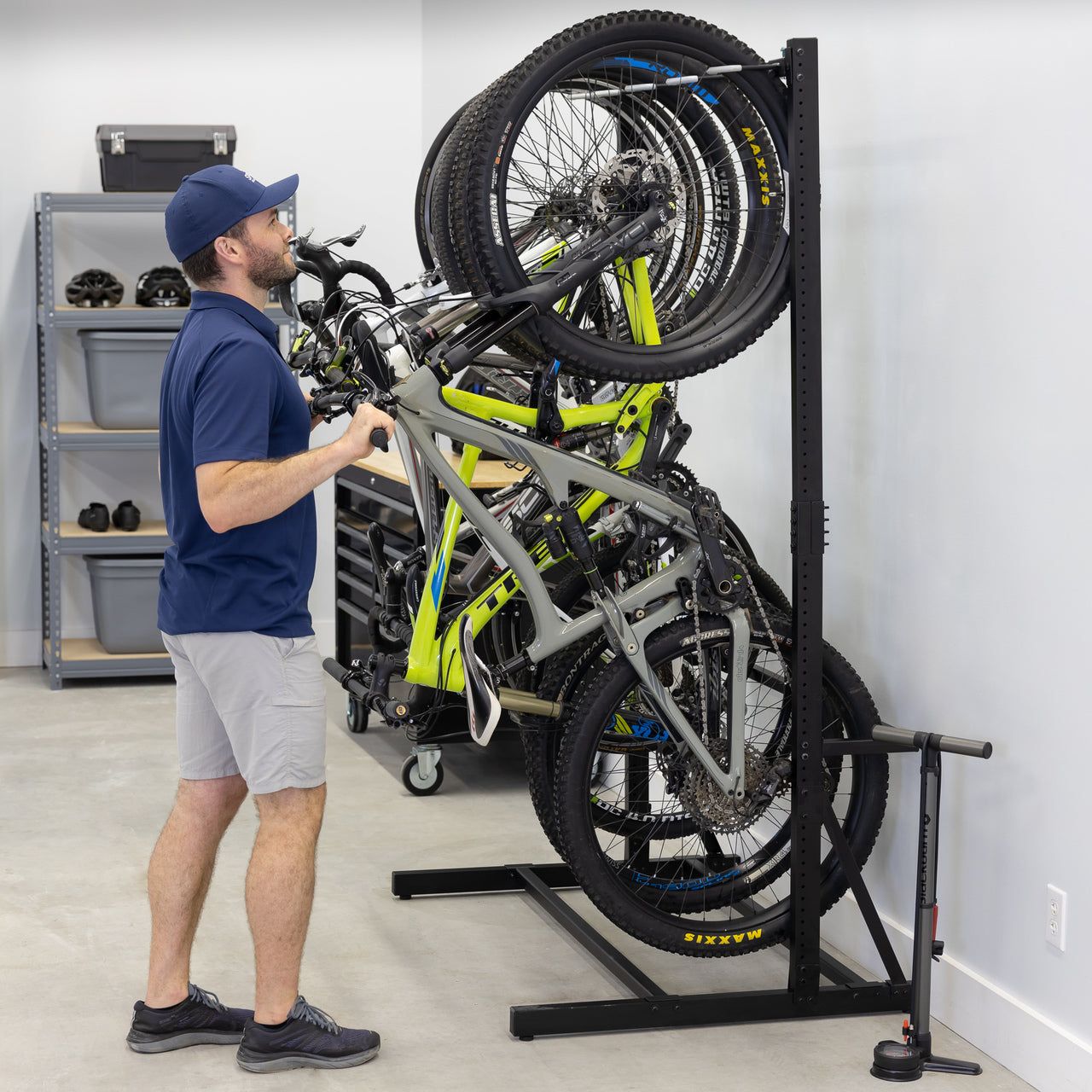 Freestanding Bike Rack | G-Bike | Holds 5 Bikes