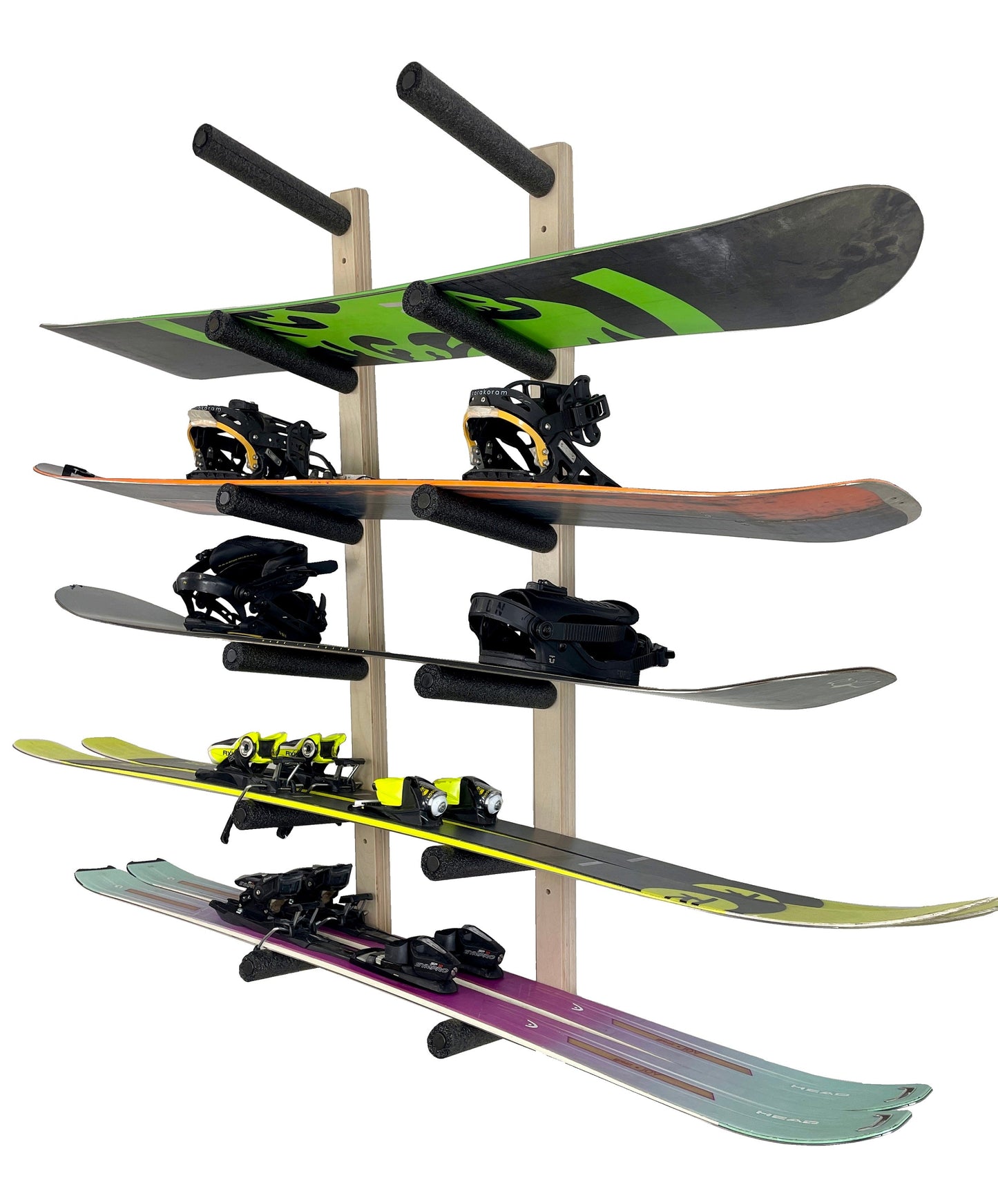 ARMED SNOWBOARD WALL STORAGE RACK