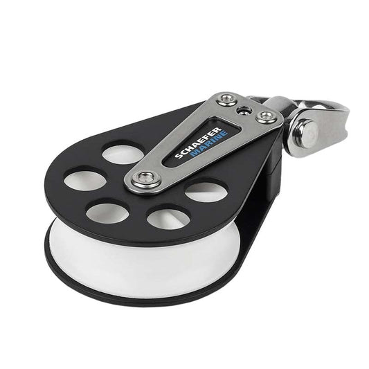Schaefer Aluminum Block Single, Universal Head | SendIt Sailing