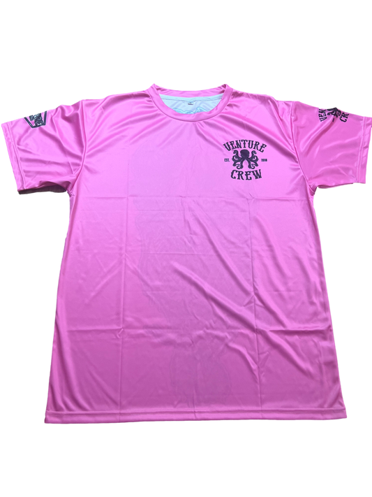 Kraken HI-VIS Pink Dri Fit T-Shirt (Adult/Keiki)