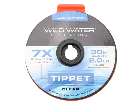 Wild Water Fly Fishing Fluorocarbon Tippet Spool 7X, 30m | SendIt Sailing