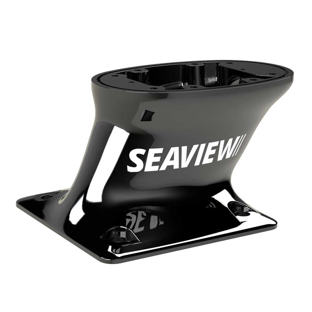 Seaview 5in Modular Mount Aft Raked 7x7 Base Top Plate Required - Black | SendIt Sailing