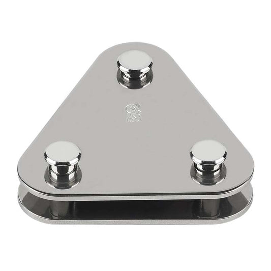 Schaefer Triangle Plate, 1/4in (6mm) Pin | SendIt Sailing