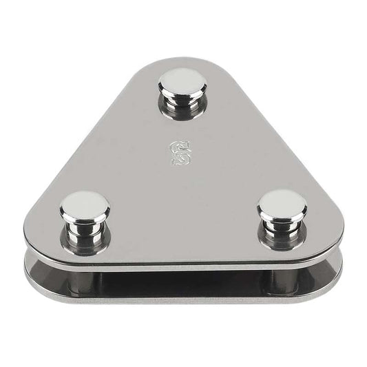 Schaefer Triangle Plate, 3/8in (10mm) Pin | SendIt Sailing