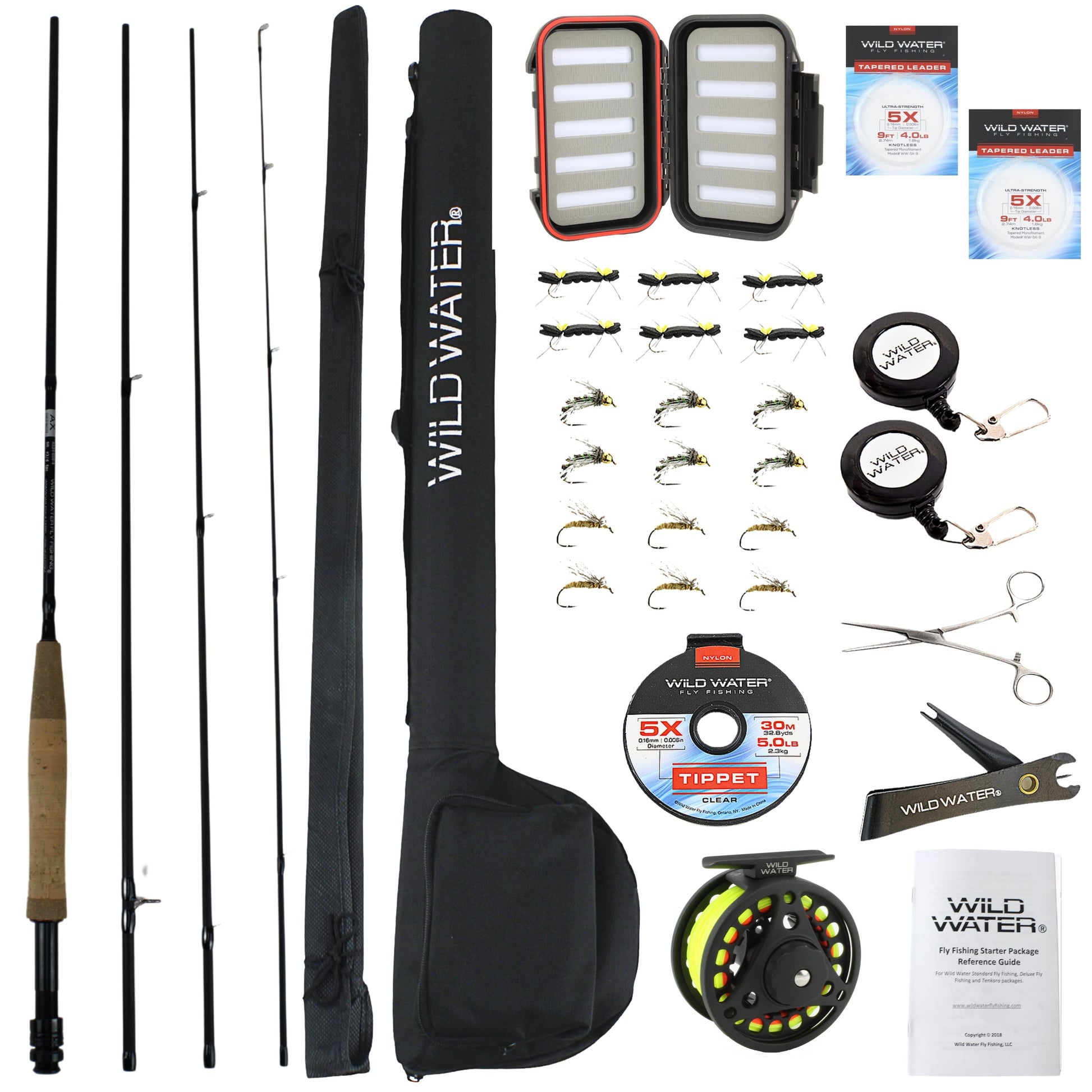 Wild Water Deluxe Fly Fishing Kit, 9 ft 3/4 wt Rod | SendIt Sailing