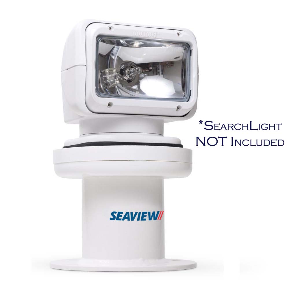 Seaview 6.38in Vertical Searchlight & Thermal Camera Mount with 8in Round Base Plate | SendIt Sailing