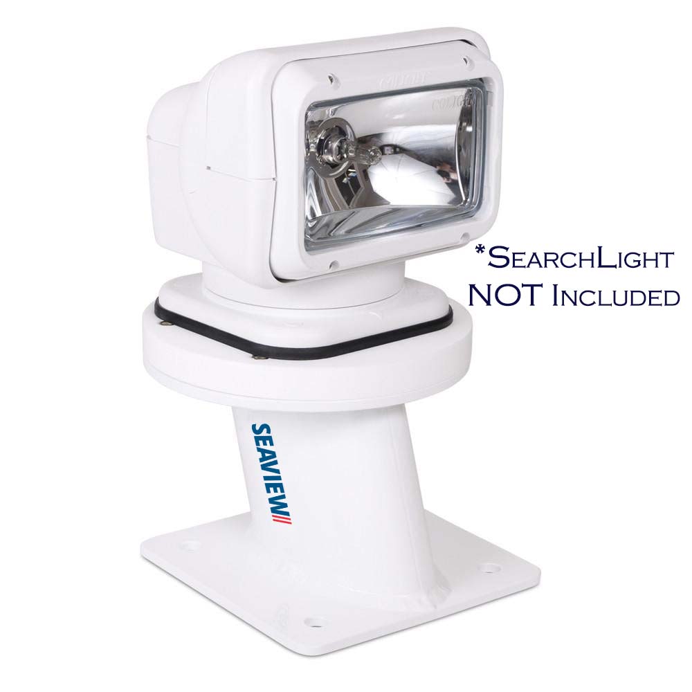 Seaview 5.25in AFT Leaning Mount for Searchlights & Thermal Cameras with 7in x 7in Base Plate | SendIt Sailing