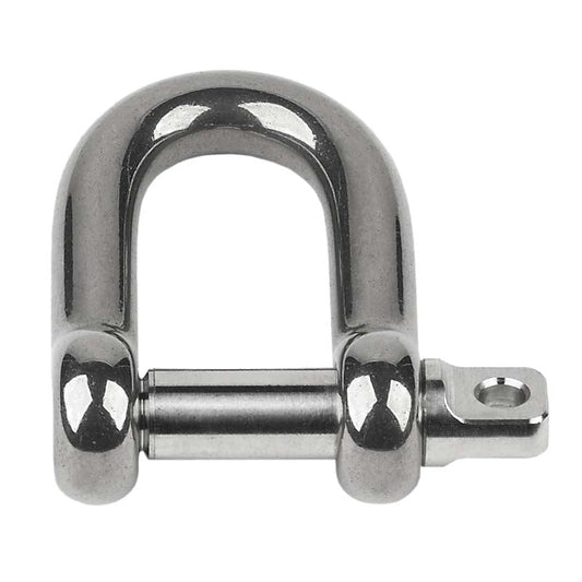 Schaefer D Shackle, 1/4in (6mm) Pin | SendIt Sailing
