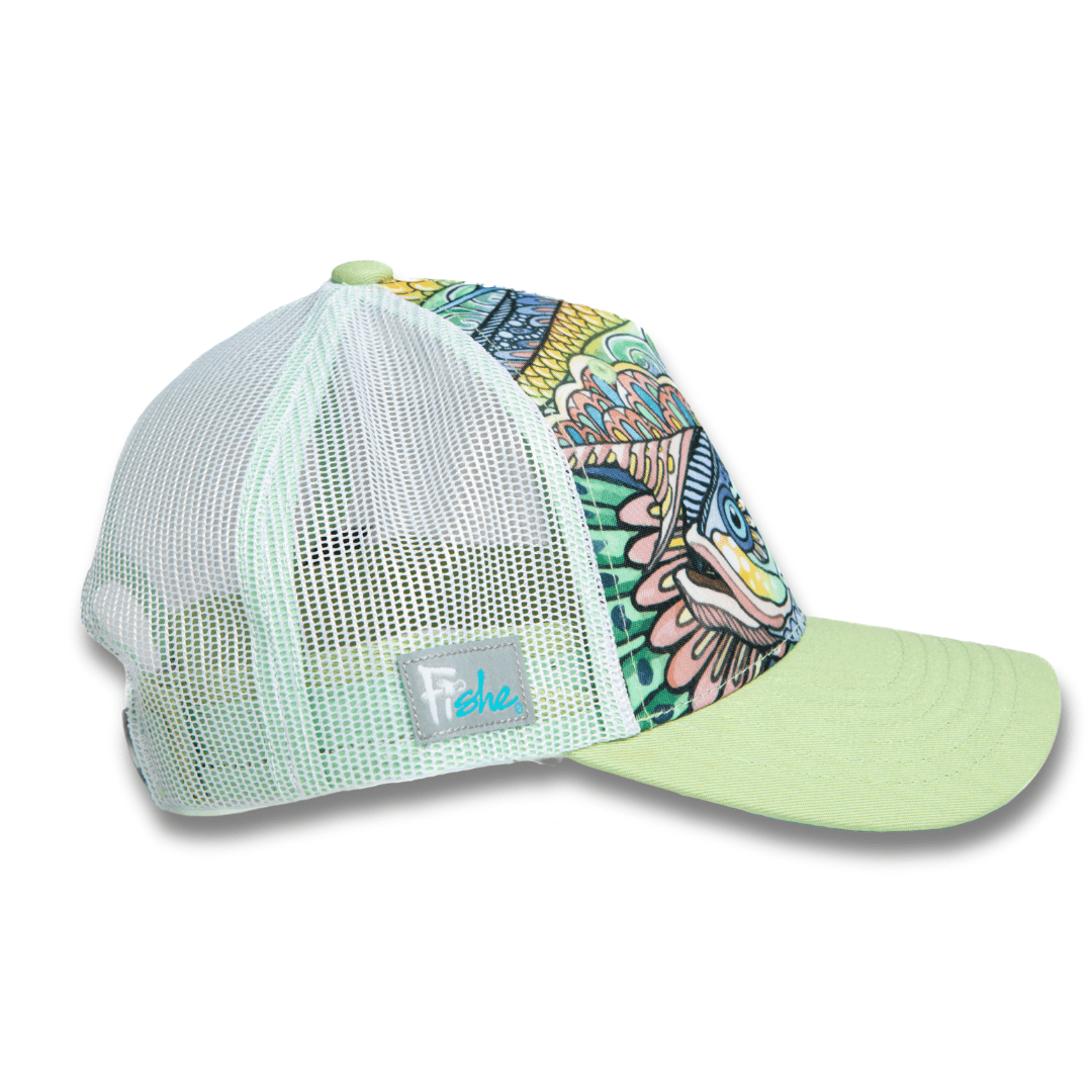 Tropical Tarpon Abstract Trucker Hat