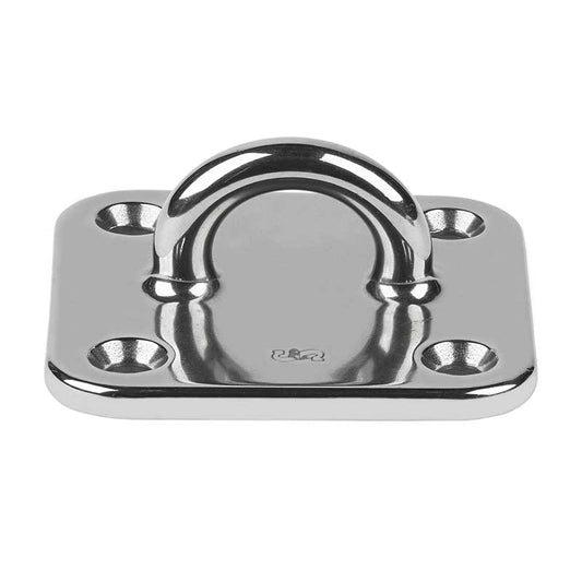 Schaefer Pad Eye, Inv Cast, Square, 3in (76mm) | SendIt Sailing