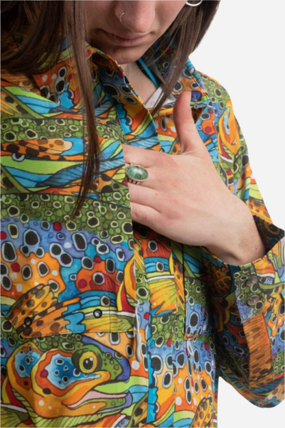 Unbound Brown Tunic Fishing Shirt