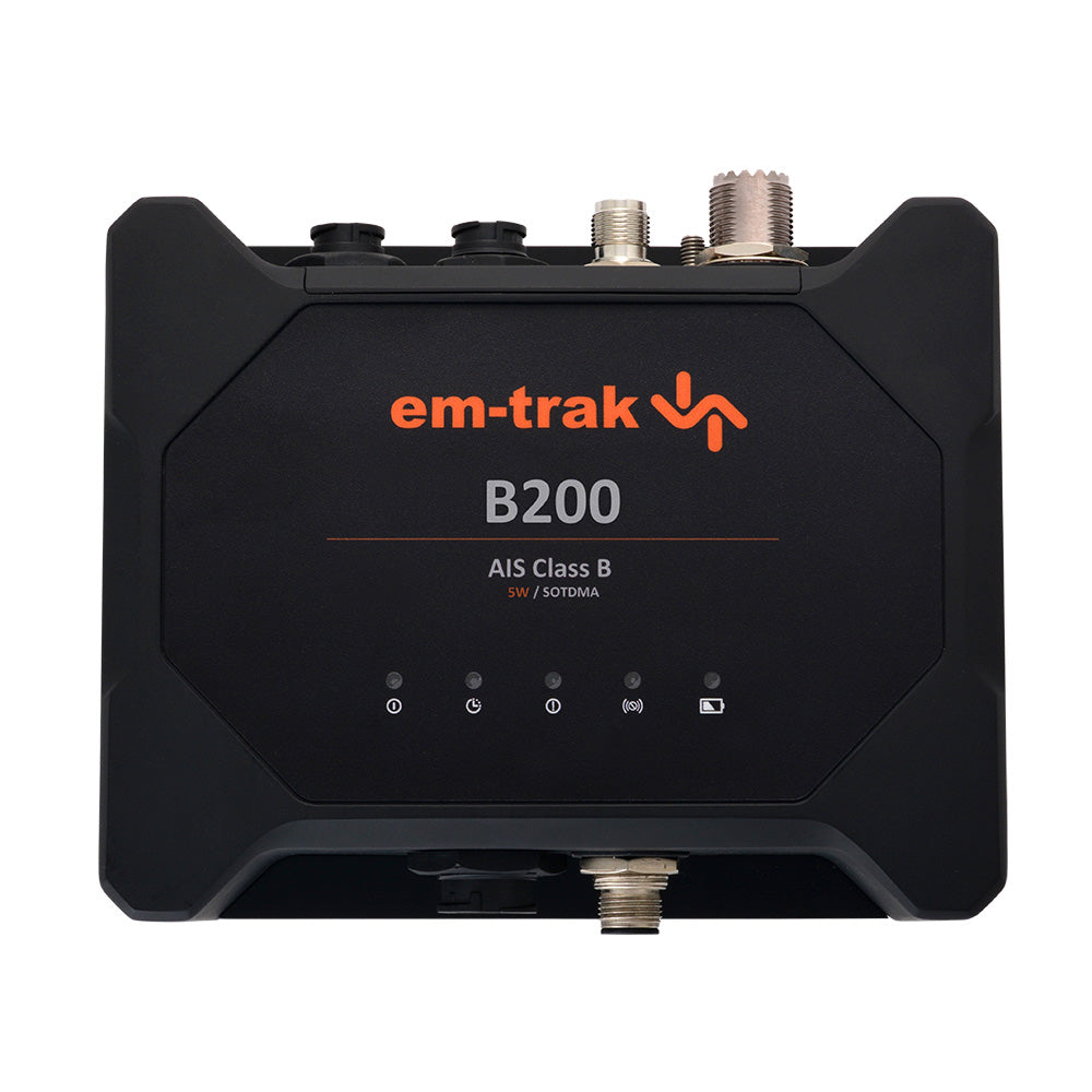 em-trak B200 Class B AIS Transceiver - 5W SOTDMA with Battery Backup | SendIt Sailing