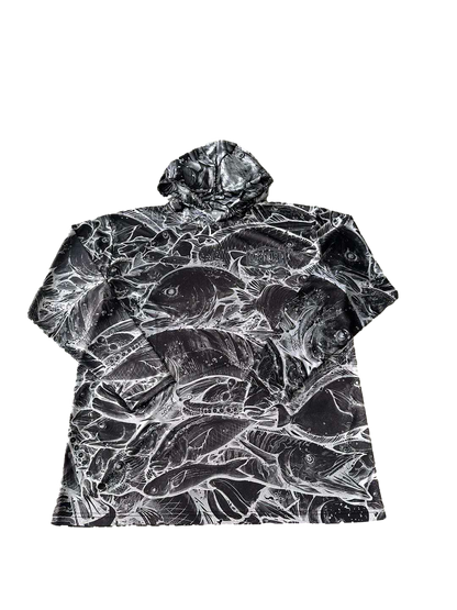 Hawaii Fish Camo Invert Dri Fit Hoodie (Adult/Keiki)