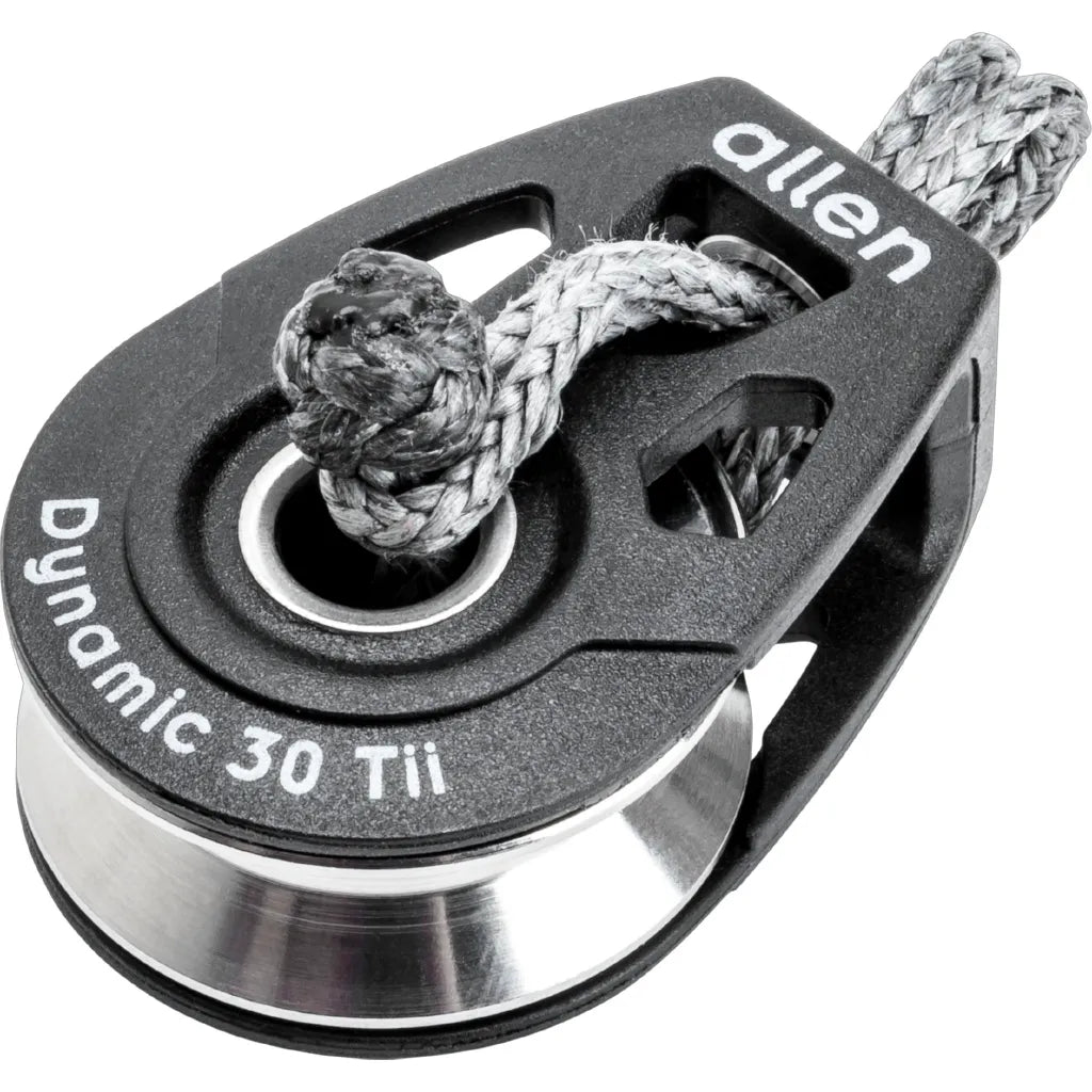 Allen 30mm Tie On Block High Load Sheave with Soft Shackle