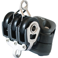 Allen 20mm Dynamic Triple Block with Becket And Inverted Cleat