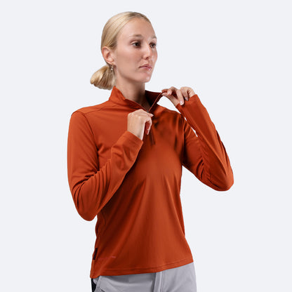Zhik UVActive 1/4 Zip Long Sleeve Womens Top