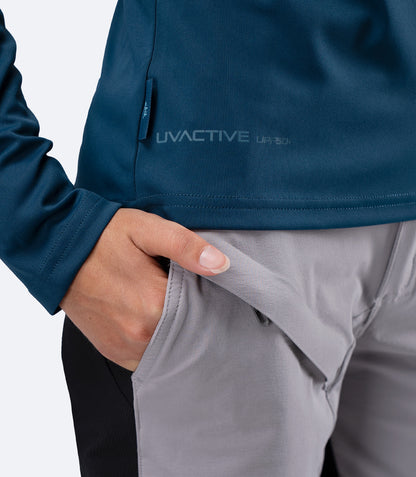 Zhik UVActive 1/4 Zip Long Sleeve Womens Top