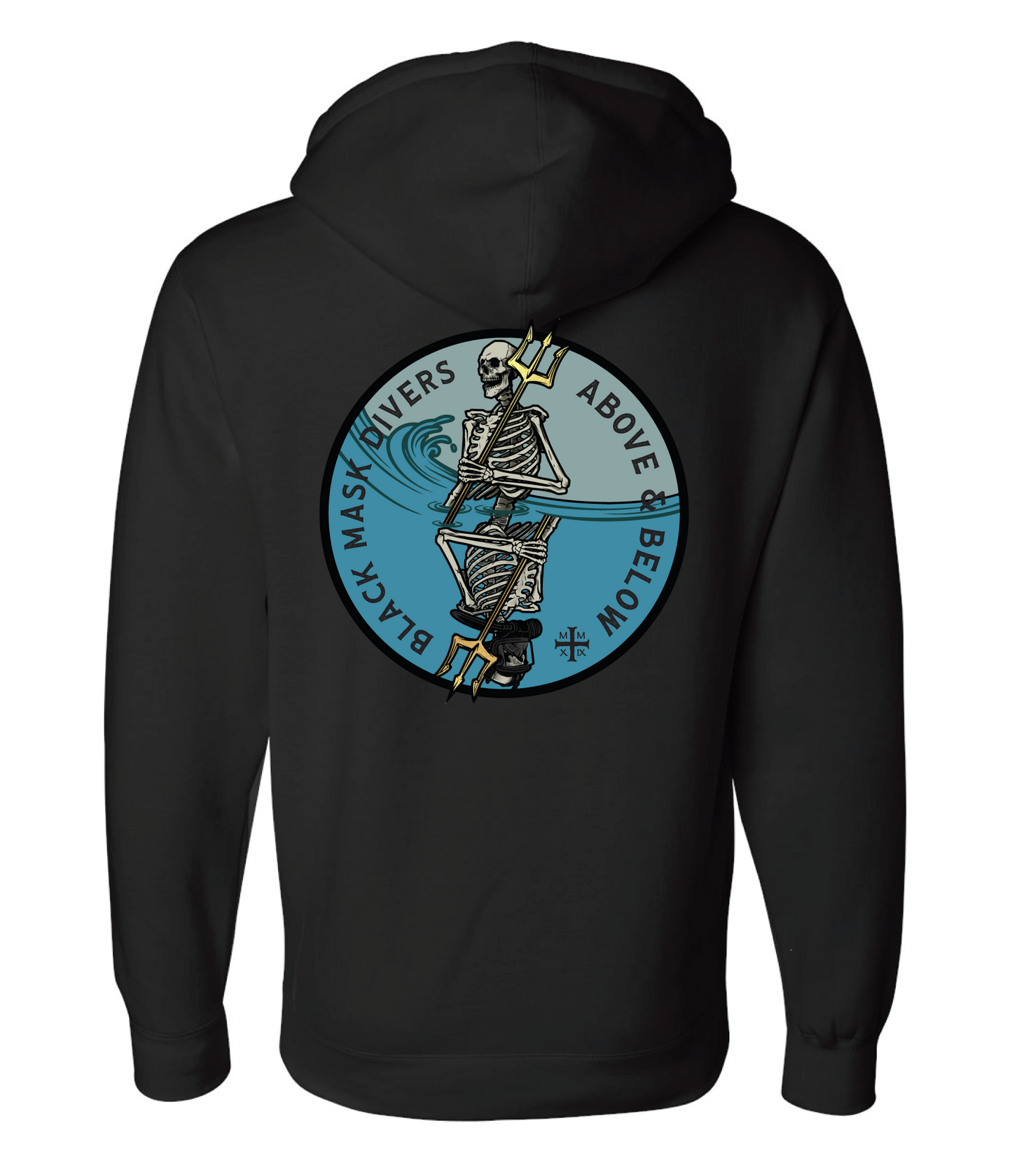 Black Mask Divers Above & Below Hoodie