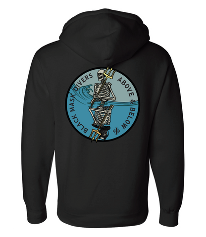 Black Mask Divers Above & Below Hoodie