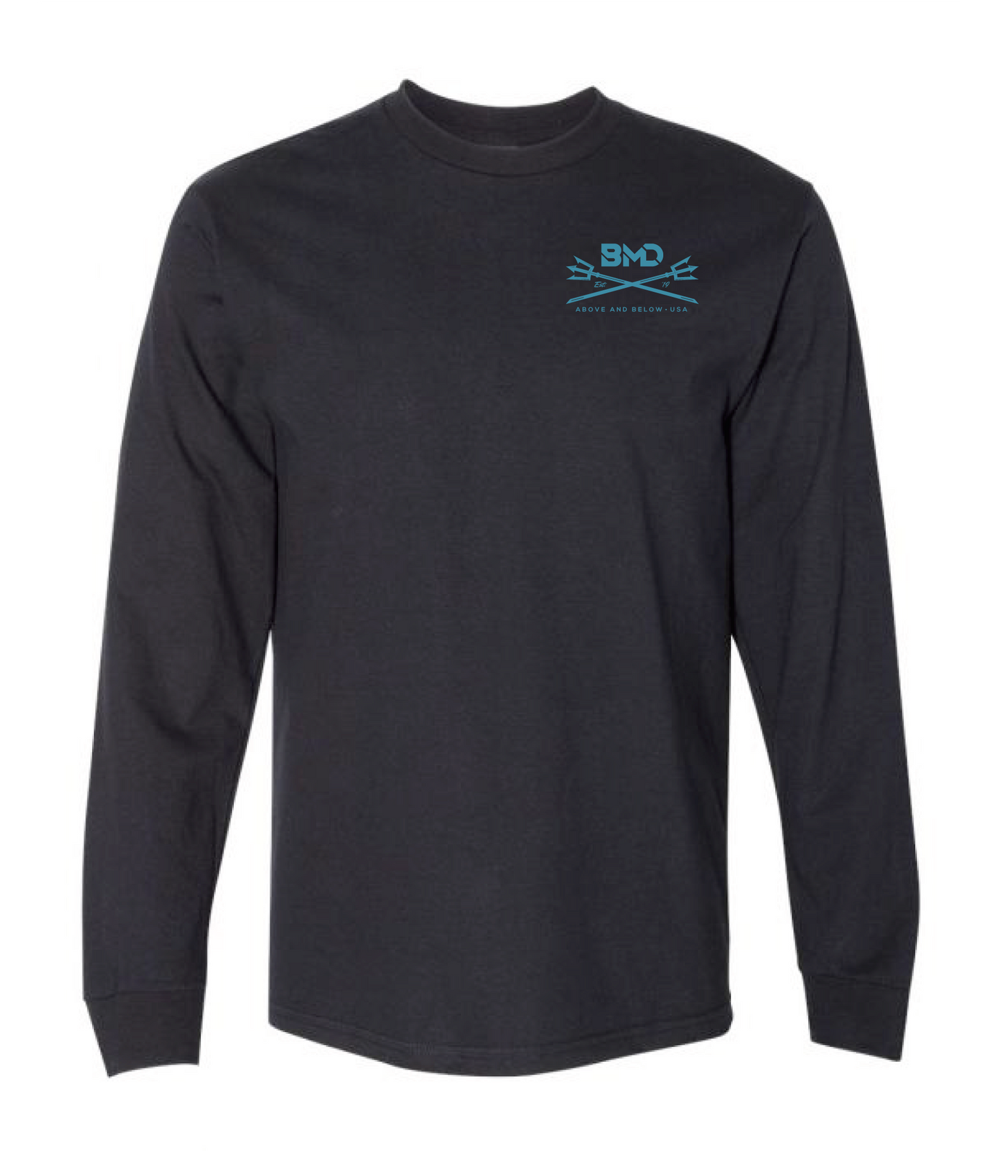 Black Mask Divers Above & Below Long Sleeve T