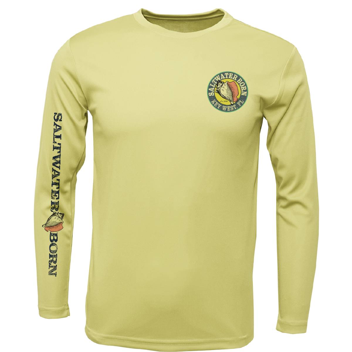 Key West, FL Action Mahi Long Sleeve UPF 50+ Dry-Fit Shirt