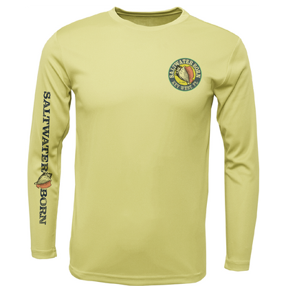 Key West, FL Action Mahi Long Sleeve UPF 50+ Dry-Fit Shirt