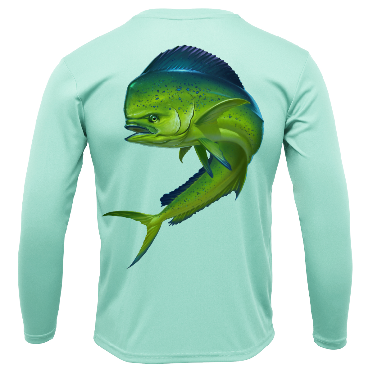 Key West, FL Action Mahi Long Sleeve UPF 50+ Dry-Fit Shirt