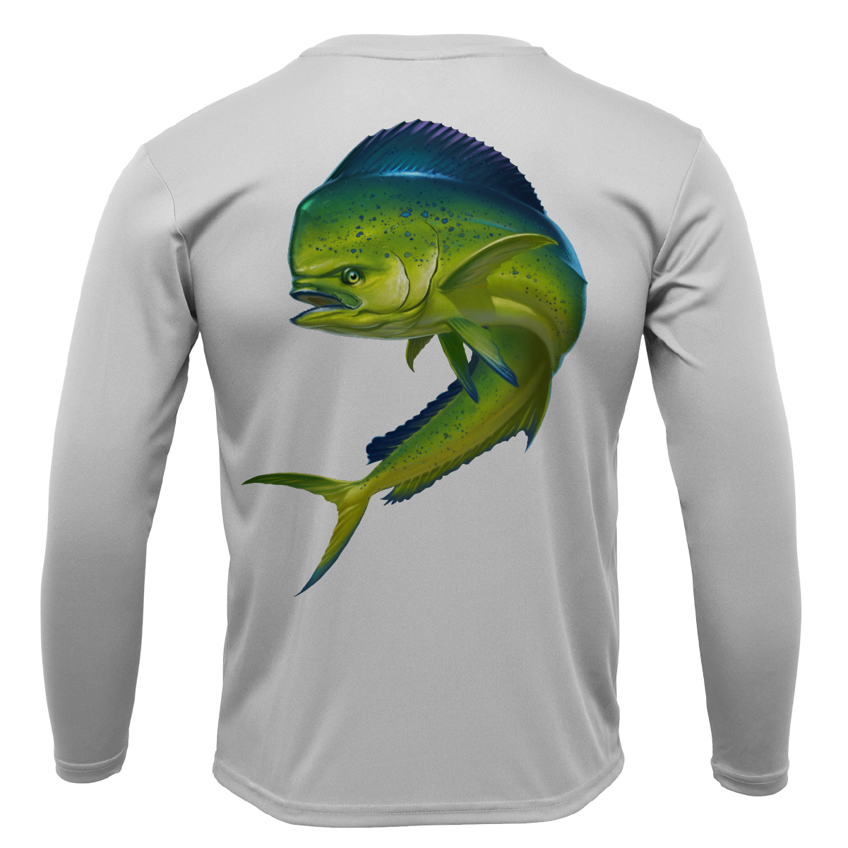 Key West, FL Action Mahi Long Sleeve UPF 50+ Dry-Fit Shirt