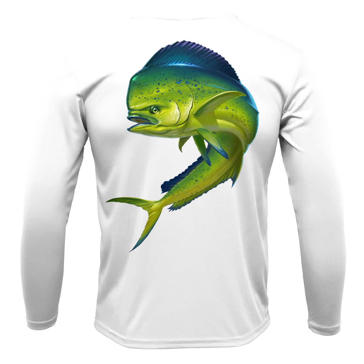 Key West, FL Action Mahi Long Sleeve UPF 50+ Dry-Fit Shirt