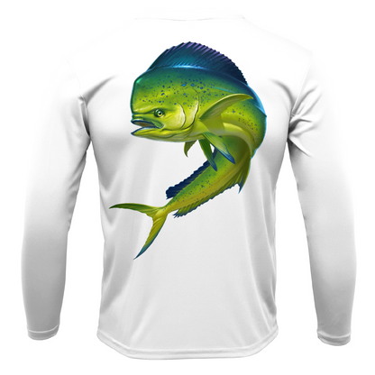 Key West, FL Action Mahi Long Sleeve UPF 50+ Dry-Fit Shirt