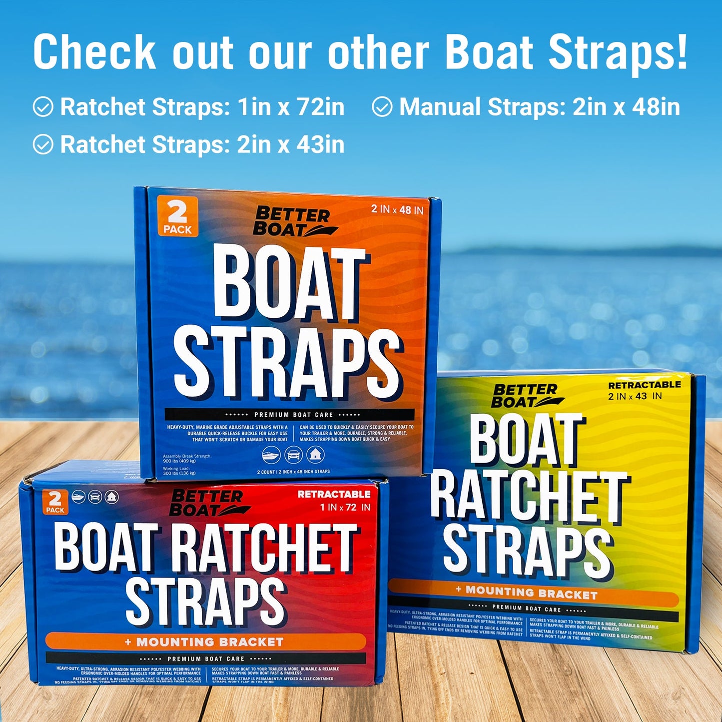 Better Boat Boat Trailer Straps