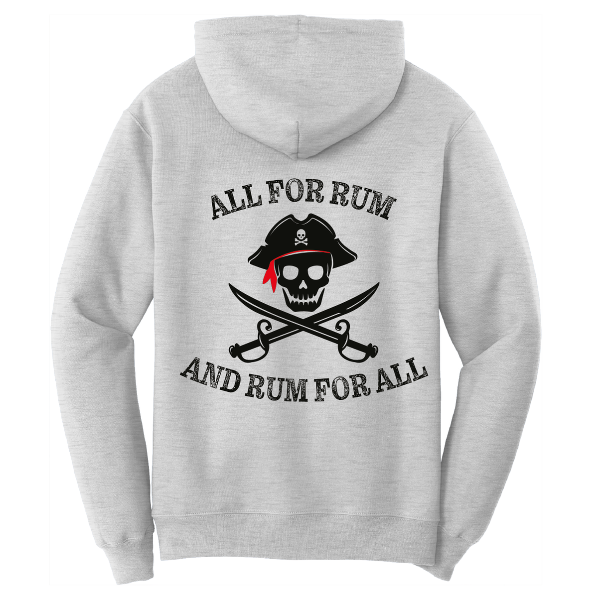 New York Freshwater Born Men's "All For Rum and Rum For All" Cotton Hoodie