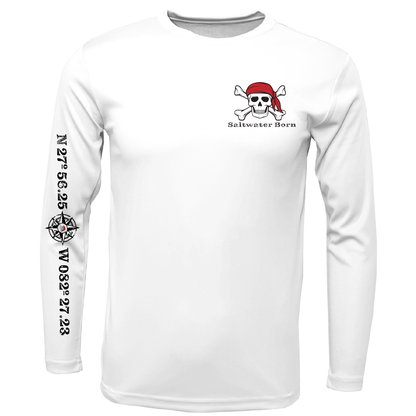 Saltwater Born "All for Rum and Rum for All" Long Sleeve UPF 50+ Dry-Fit Shirt