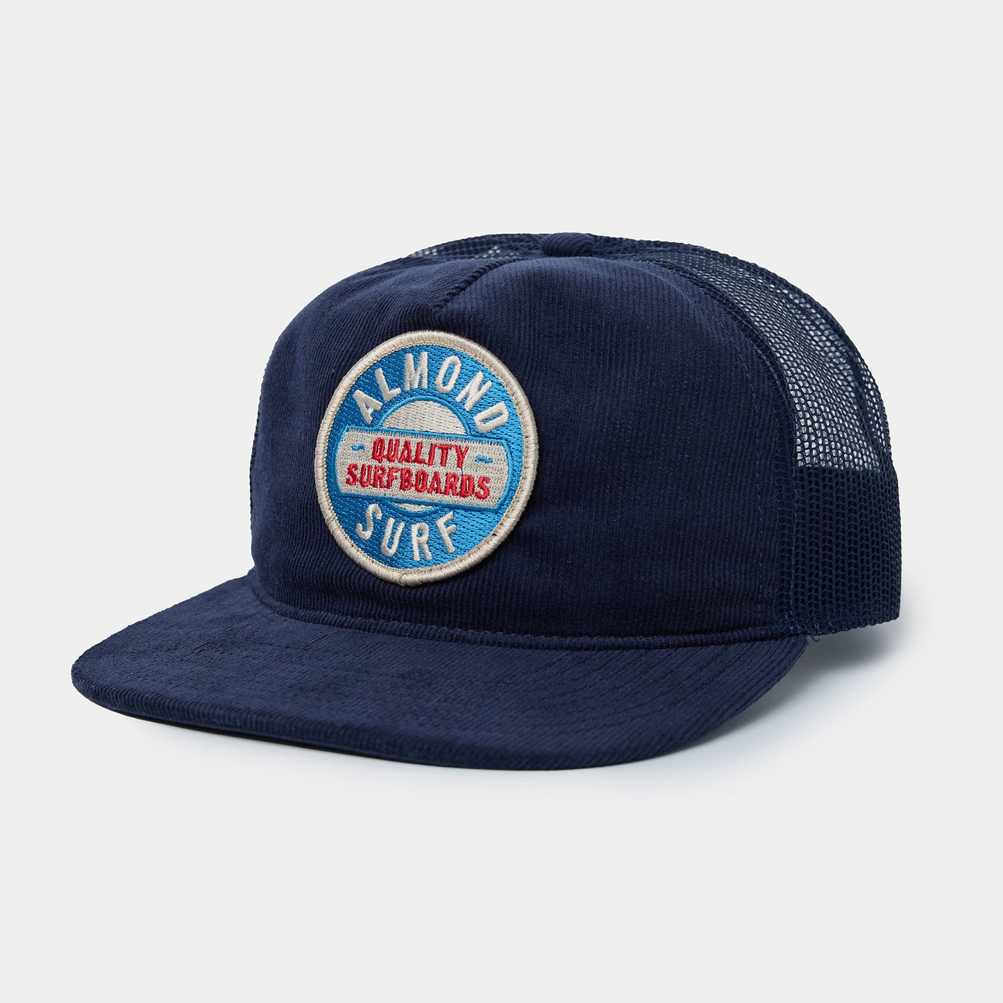 Surf Badge Hat | Navy Cord Trucker