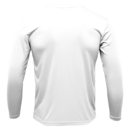 Clean American Flag Long Sleeve UPF 50+ Dry-Fit Shirt