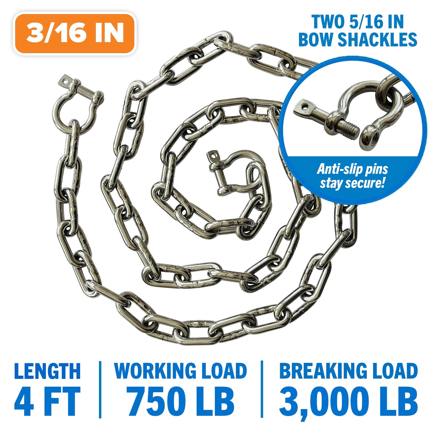 Better Boat Boat Anchor Chain