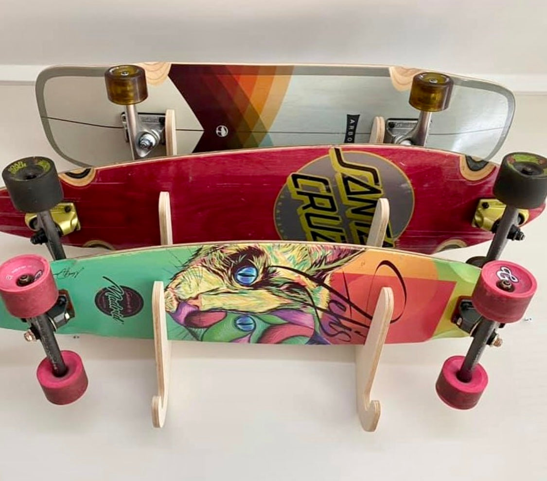 THE ANNEX skateboard wall rack