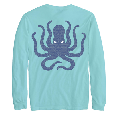 New York Freshwater Born Kraken Men's Cotton Long Sleeve Shirt