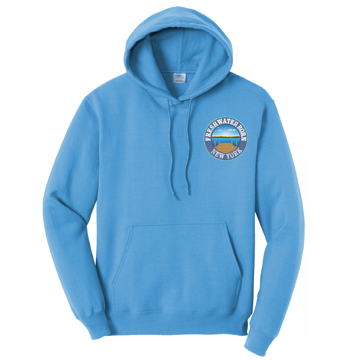 New York Freshwater Born Men's "All For Rum and Rum For All" Cotton Hoodie