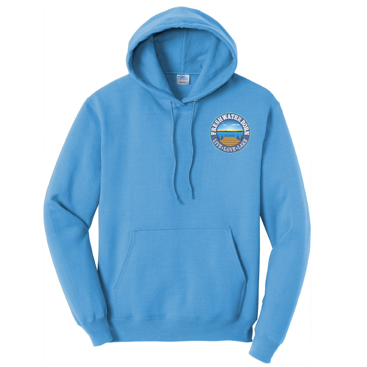 Freshwater Born- Heartland Heritage Men's Cotton Hoodie