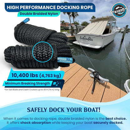 5/8” X 25’  DOCK LINES